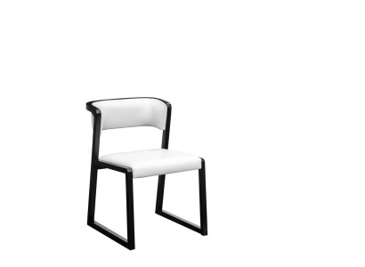 Chair 1x Dining Room Club Chairs Armchair Designer Wood Lounge Italy Upholstery White